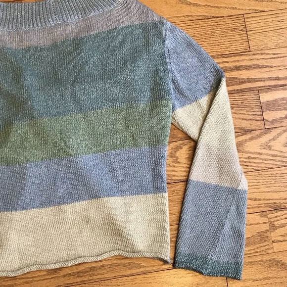 J.Jill 8P Petite Multi Color Button Knit Sweater - Picture 8 of 8